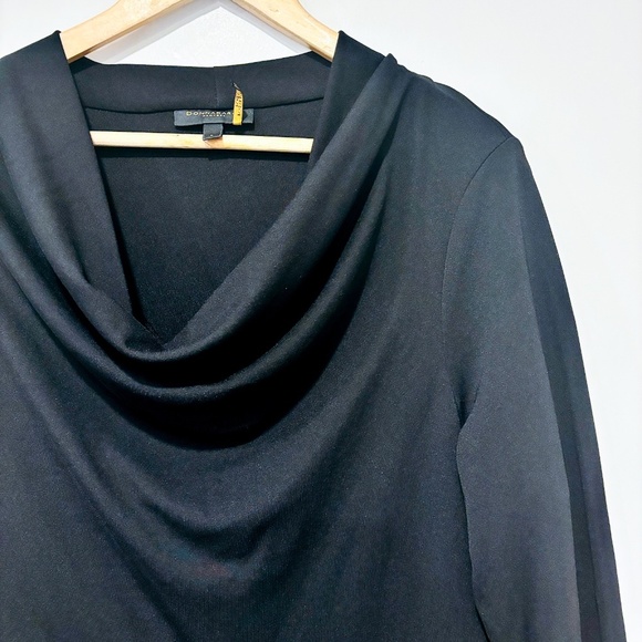 DONNA KARAN 3/4 Sleeve Scoop Neck Above The Knee Formal Hi-Lo Dress - Picture 4 of 9